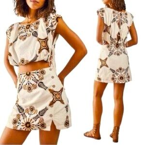 NWT Free People Sardinia Sun Minidress Size 10
